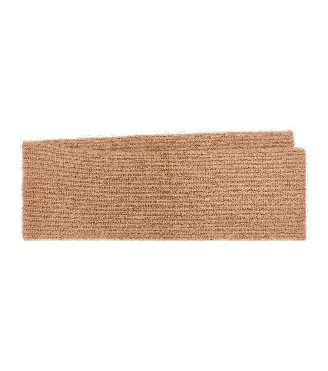 Loro Piana Camel hair and silk scarf Loro Piana