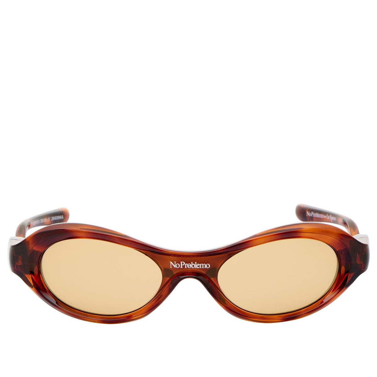 Le Specs x No Problemo Vortex Deux Sunglasses in Tortoiseshell/Mustard Mono 