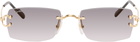 Cartier Gold Classic C Motif Sunglasses