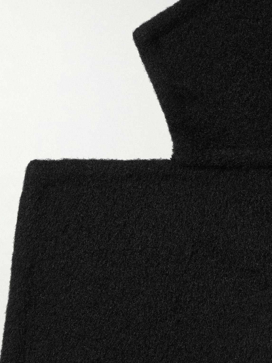 The Frankie Shop - Harry Oversized Wool-Blend Felt Coat - Black