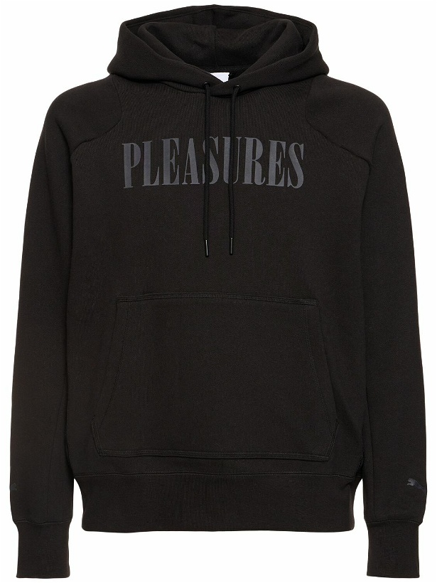 Photo: PUMA Pleasures Logo Hooded Sweatshirt