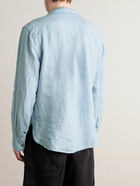 James Perse - Garment-Dyed Linen Shirt - Blue