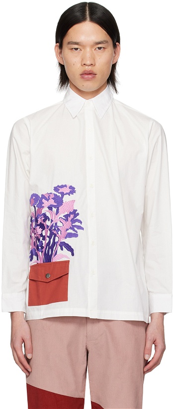 Photo: KidSuper White Flower Pot Shirt