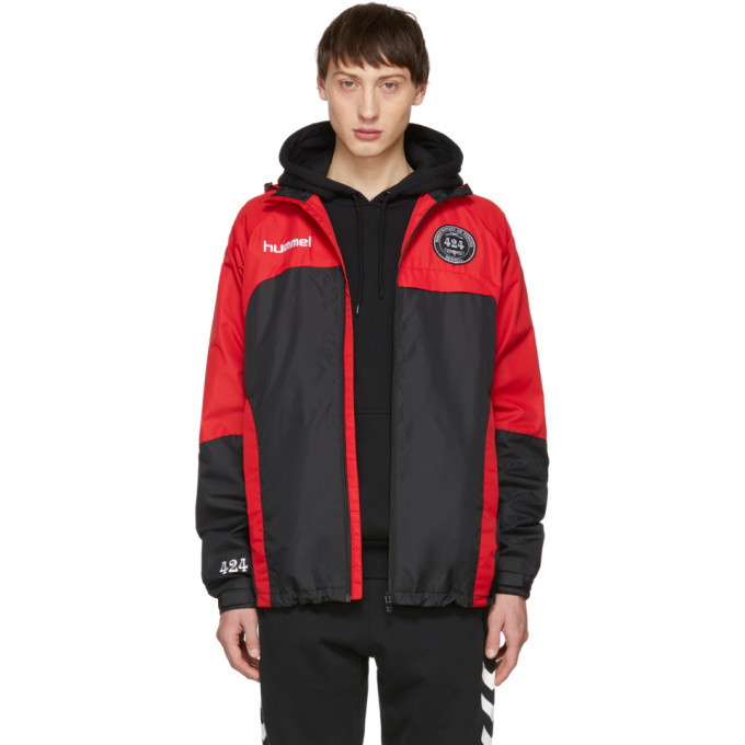 Photo: 424 Black and Red Hummel Edition Daddy Micro Zip Jacket