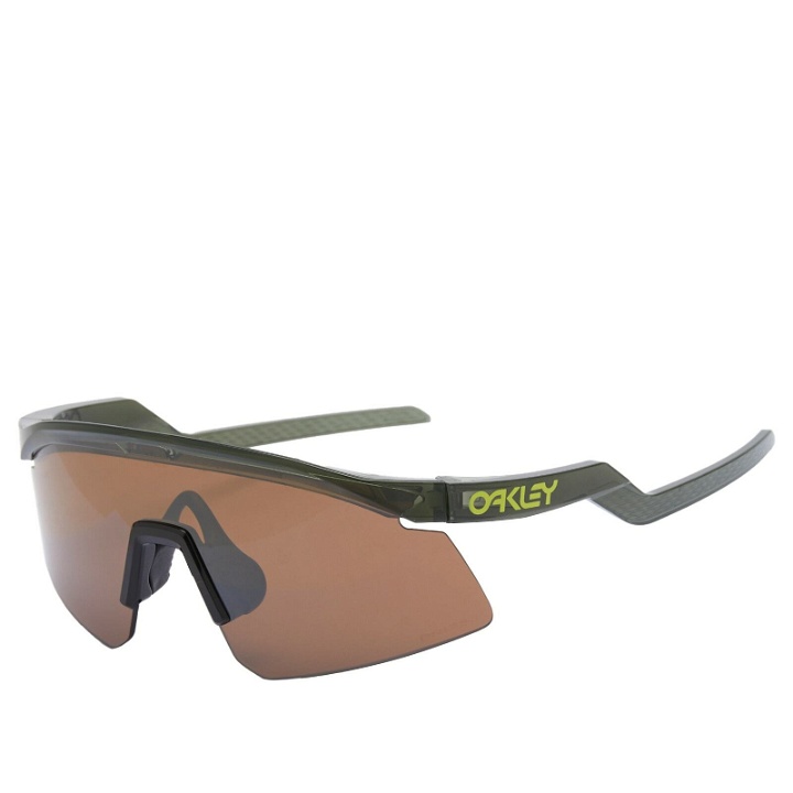 Photo: Oakley Hydra Sunglasses in Olive Ink/Prizm Tungesten 
