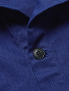 Nudie Jeans - Buddy Herringbone Organic Cotton-Twill Chore Jacket - Blue