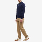 Lacoste Men's Half Zip Sweat in Navy