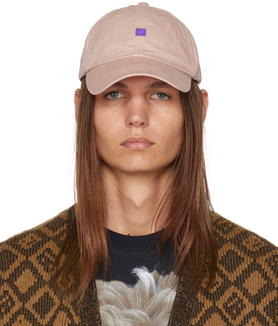Acne Studios Beige Micro Patch Cap Acne Studios