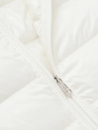 Moncler - Acorus Logo-Appliquéd Quilted Shell Down Jacket - White