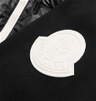 Moncler - Slim-Fit Quilted Shell and Jersey Down Jacket - Black