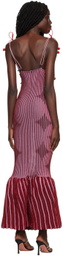 ANDREJ GRONAU SSENSE Exclusive Pink Capsule Midi Dress