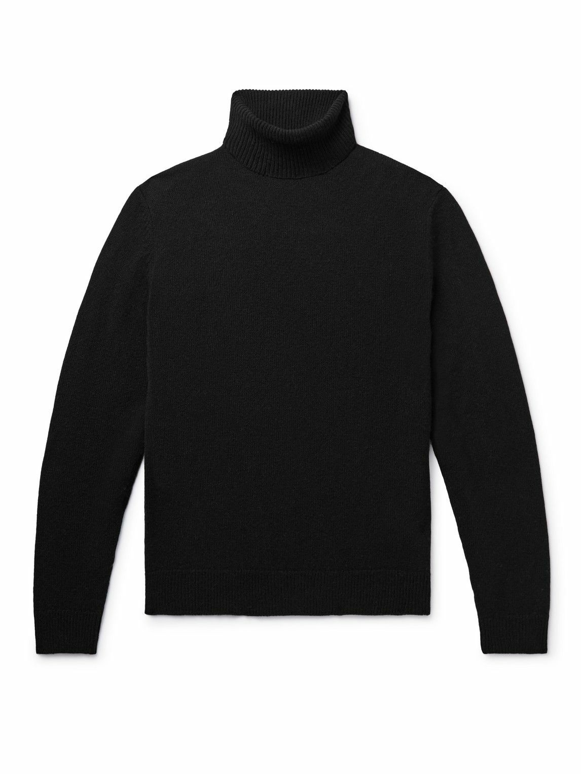 Ralph Lauren Purple label - Slim-Fit Cashmere Rollneck Sweater - Black ...