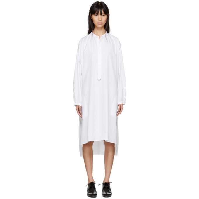 Ys White Long Shirt Dress Ys