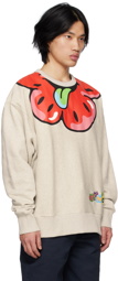Kenzo Gray Kenzo Paris Boke Boy Sweatshirt