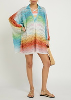 Missoni Patterned Metallic-knit Cover-up Multicoloured