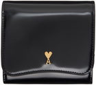 AMI Paris Black Paris Paris Compact Wallet