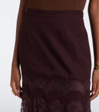 Zimmermann Valiant lace and silk maxi skirt