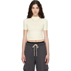Fear of God ESSENTIALS Off-White Shrunken Baseball T-shirt