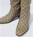 Gucci GG canvas boots