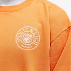 Sporty & Rich Men's Conneticut Crest Crew Sweat in Squash