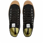 Novesta Men's Star Dribble Gum Sole Sneakers in Black/Gum