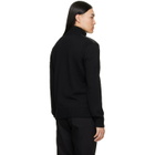 Moncler Black Padded Wool Zip-Up Down Cardigan