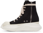 Rick Owens DRKSHDW Black Abstract Sneakers