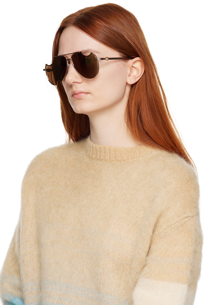 OffWhite Gold Dallas Sunglasses OffWhite