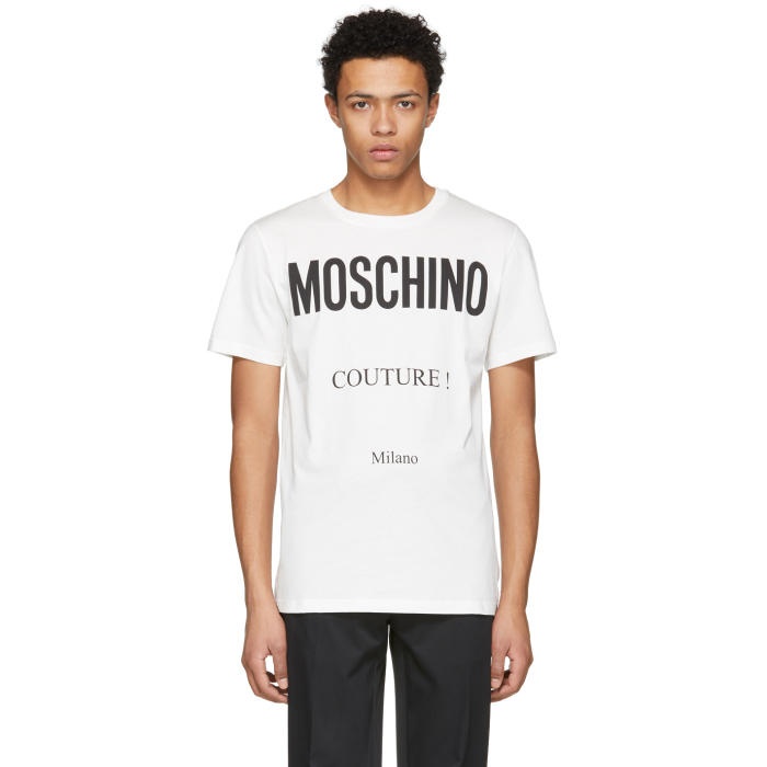 Photo: Moschino Off-White Couture Logo T-Shirt