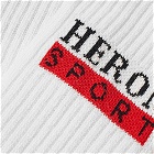 Heron Preston Men's Heron Sport Long Socks in White