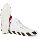 Off-White - Logo-Appliquéd Canvas Sneakers - White