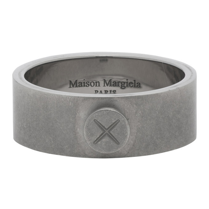 Photo: Maison Margiela Silver Screw Detail Ring