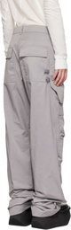 Rick Owens Gray Tower Stefan Cargo Pants