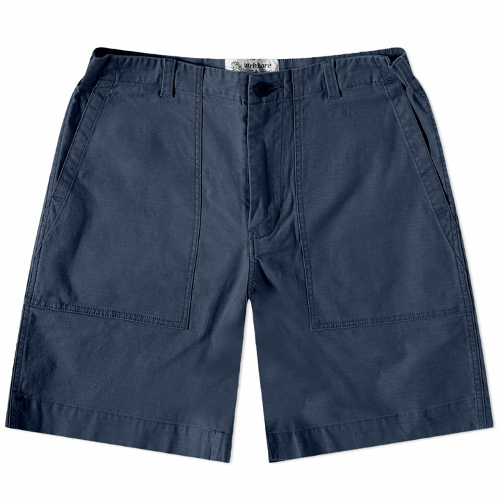 Photo: Garbstore Men's Ruffle Short in Navy