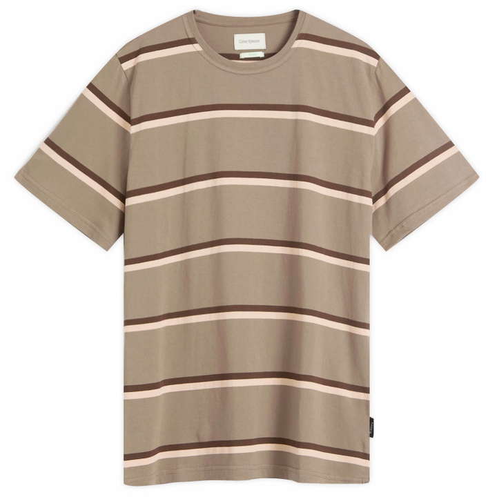 Photo: Oliver Spencer Men's Conduit T-Shirt in Mocha Brown