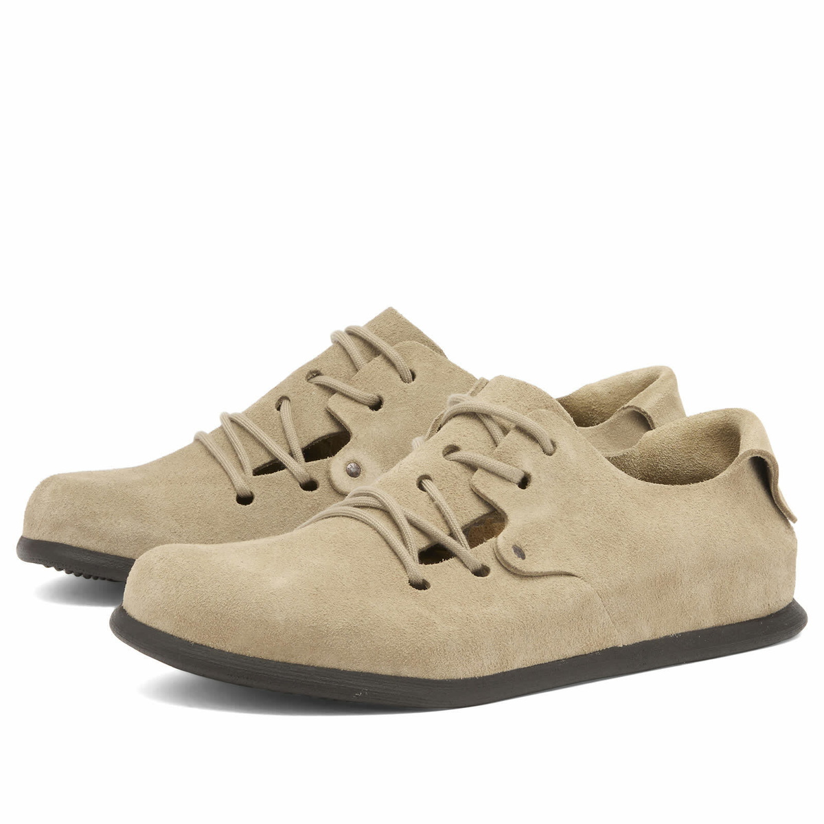 Birkenstock Men's Montana in Taupe Suede