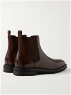 BRUNELLO CUCINELLI - Leather Chelsea Boots - Brown