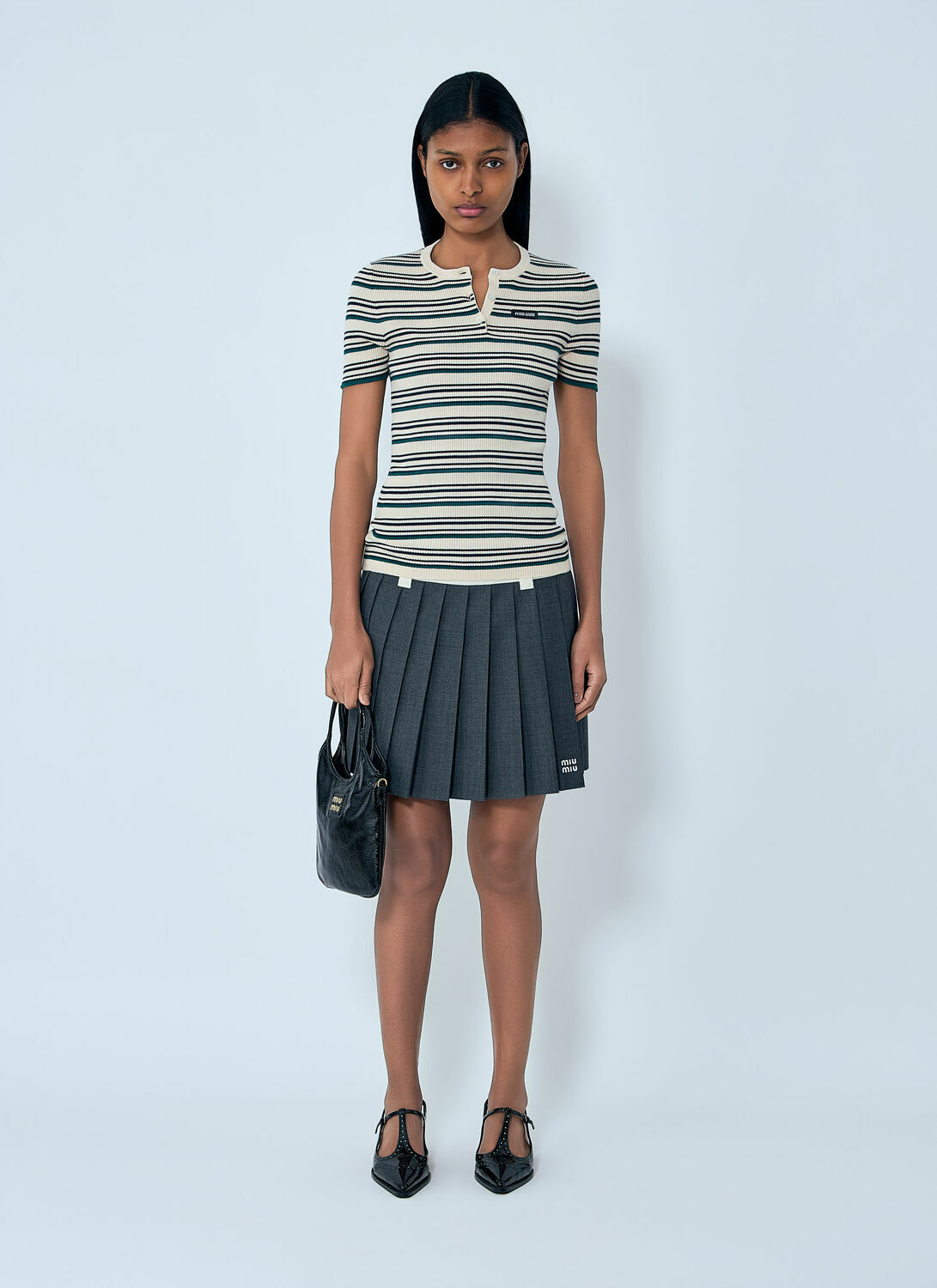 Miu Miu Stripes T-Shirt