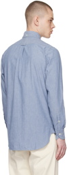 Drake's Blue Button-Down Shirt