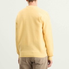 Drôle de Monsieur Men's Logo Cardigan in Light Yellow