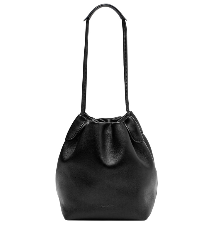 Photo: Loro Piana Bale Softy Small leather bucket bag