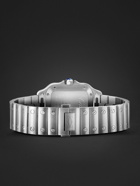 Cartier - Santos de Cartier Automatic 35.1mm Interchangeable Stainless Steel and Alligator Watch, Ref. No. CRWSSA0063