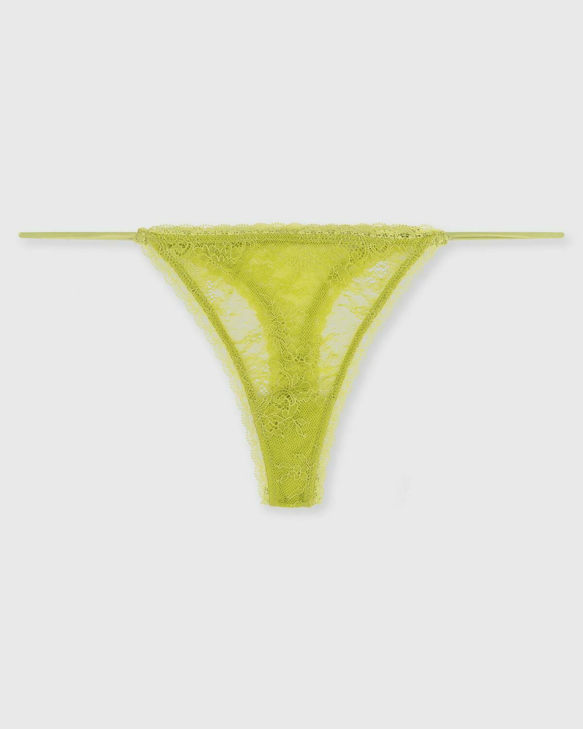 Love Stories Roomie Thong Green Womens Panty