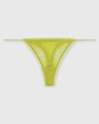 Love Stories Roomie Thong Green Womens Panty