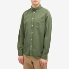 Norse Projects Men's Anton Light Twill Shirt in Spruce Green