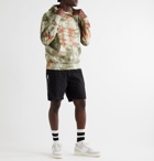 Nike - Tie-Dyed Loopback Cotton-Jersey Hoodie - Green