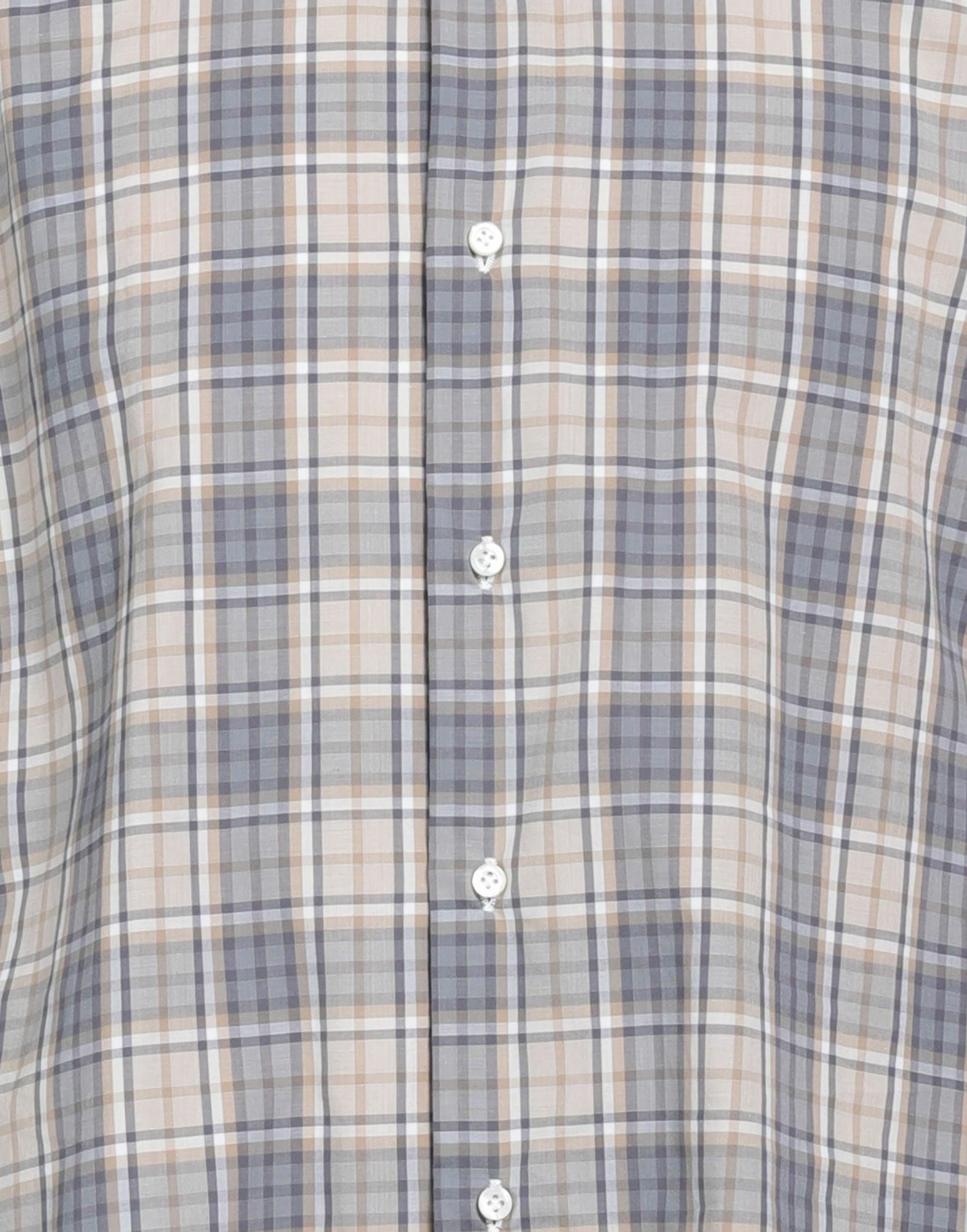 Isaia Mens Shirt in Beige