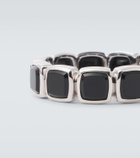 Tom Wood Cushion sterling silver ring with onyx
