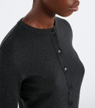 The Row Alena cotton, cashmere, and silk cardigan