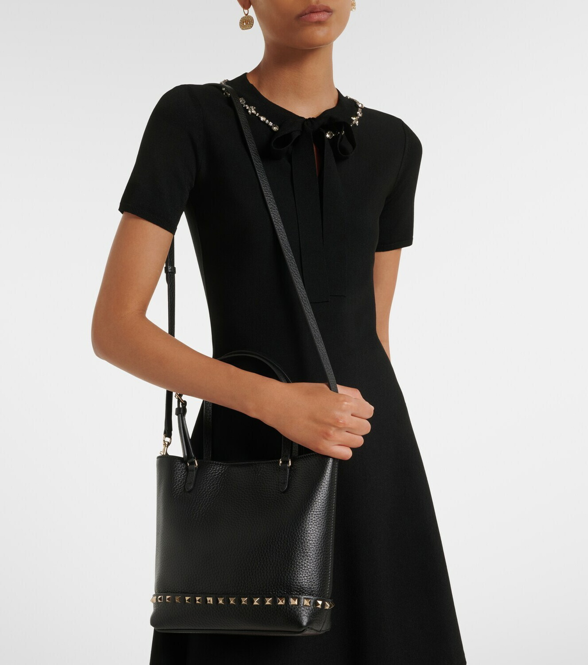 Valentino Garavani Rockstud Small leather tote bag
